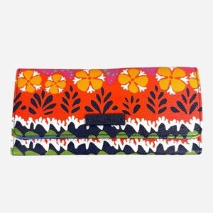 LIKE NEW Vera Bradley Floral print wallet 4 card slots